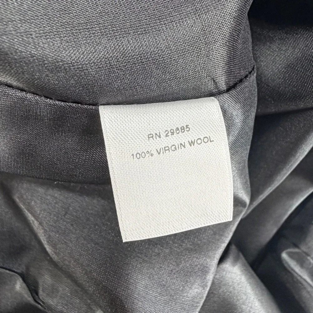Pendleton Petite 100% Virgin Wool Pencil Skirt Womens 10P Black Vintage USA